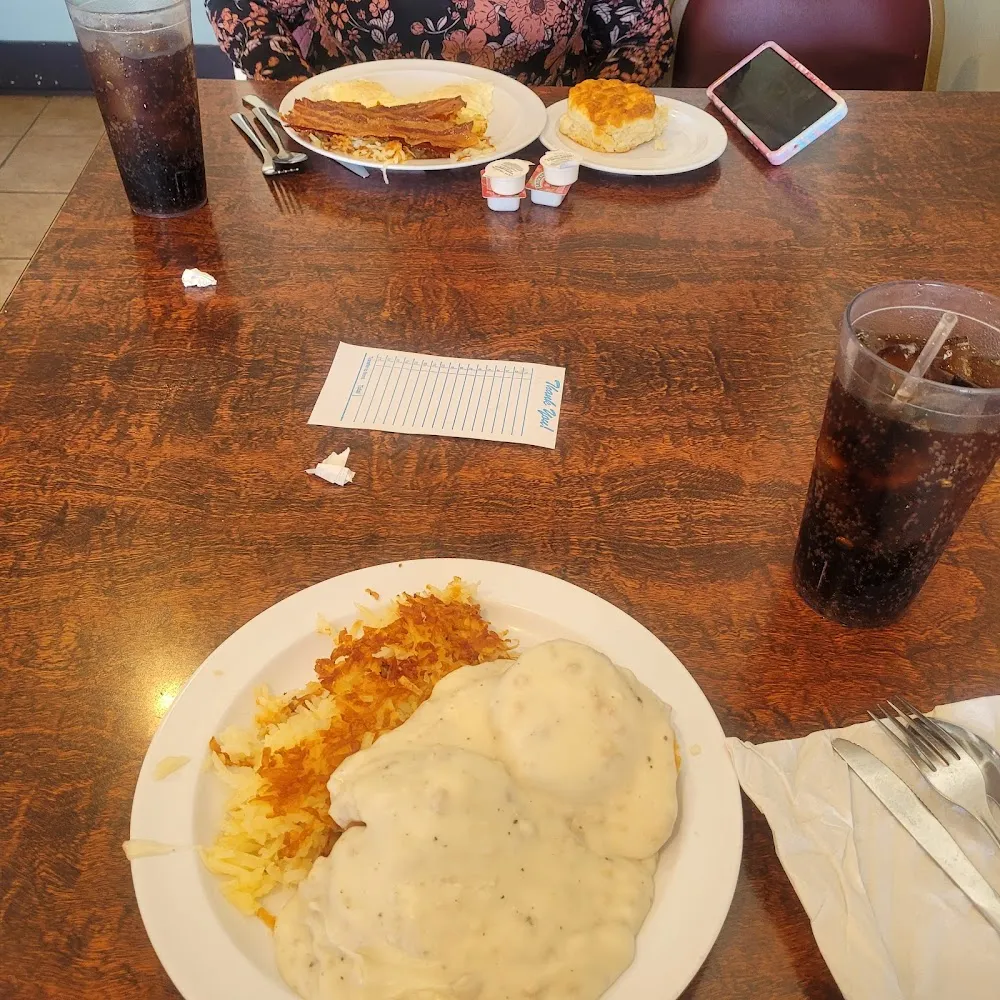 Biscuits and Gravy with Hash Browns