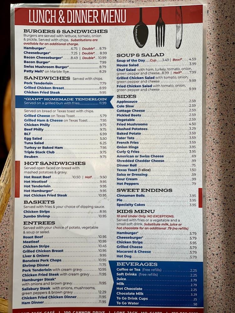 Lone Jack Cafe Chicken Strips